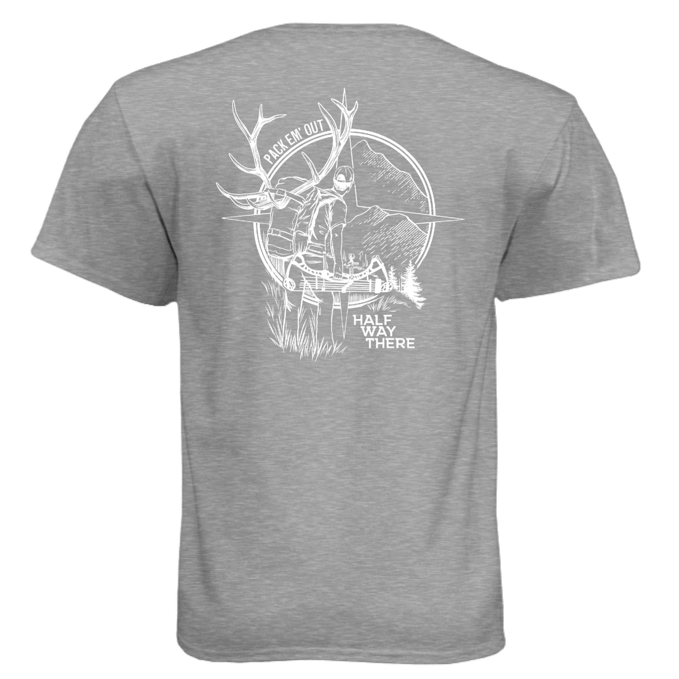 Dark Heather Grey (60/40) - BACK