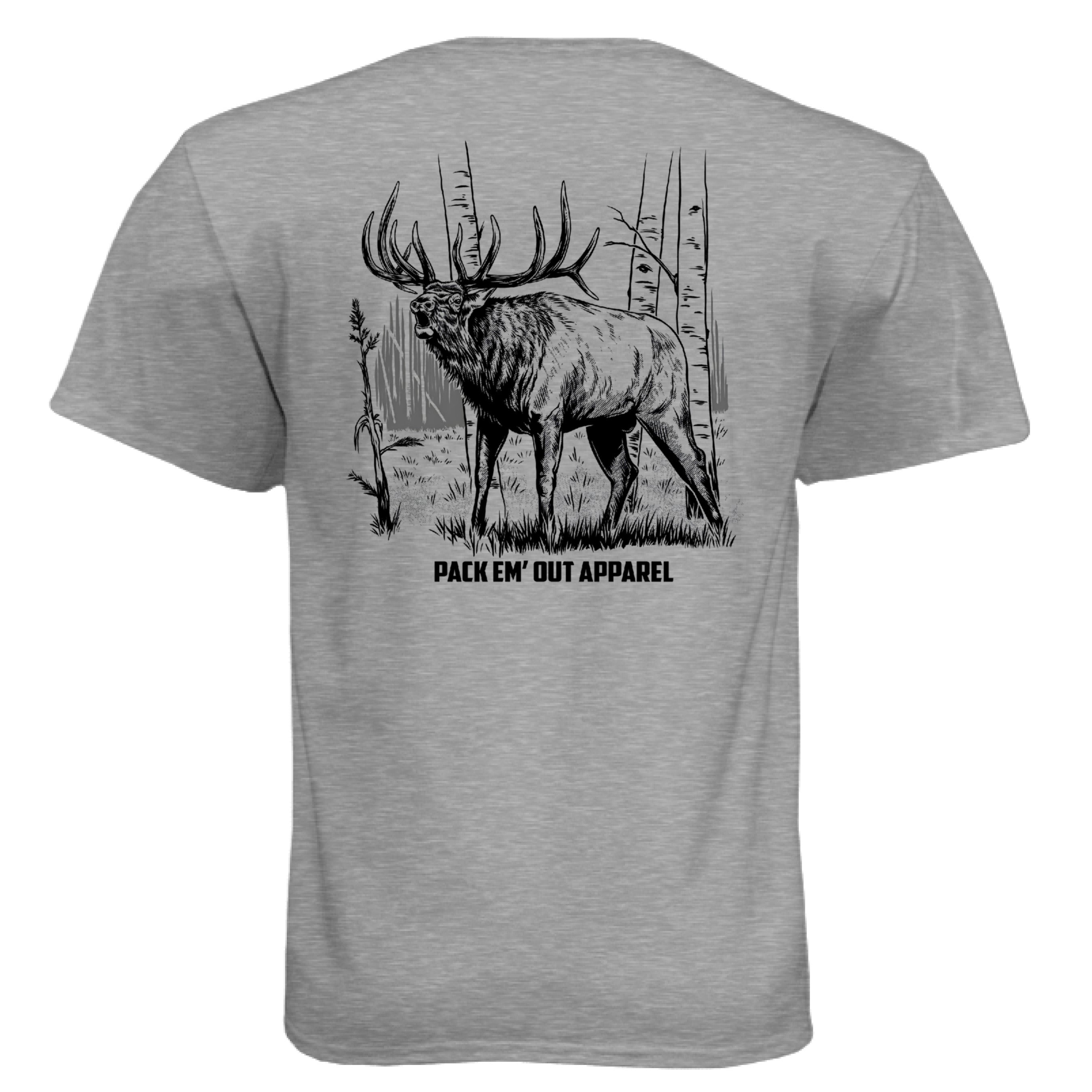 Dark Heather Grey (60/40) - BACK
