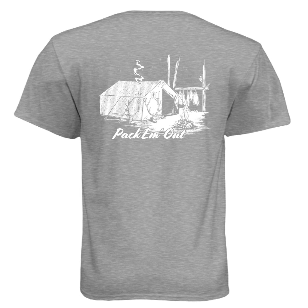 Dark Heather Grey (60/40) - BACK