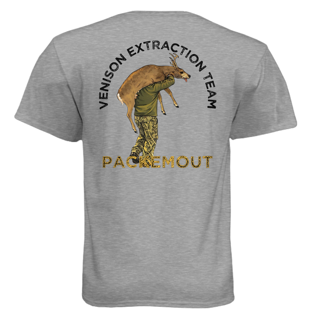 Dark Heather Grey (60/40) - BACK