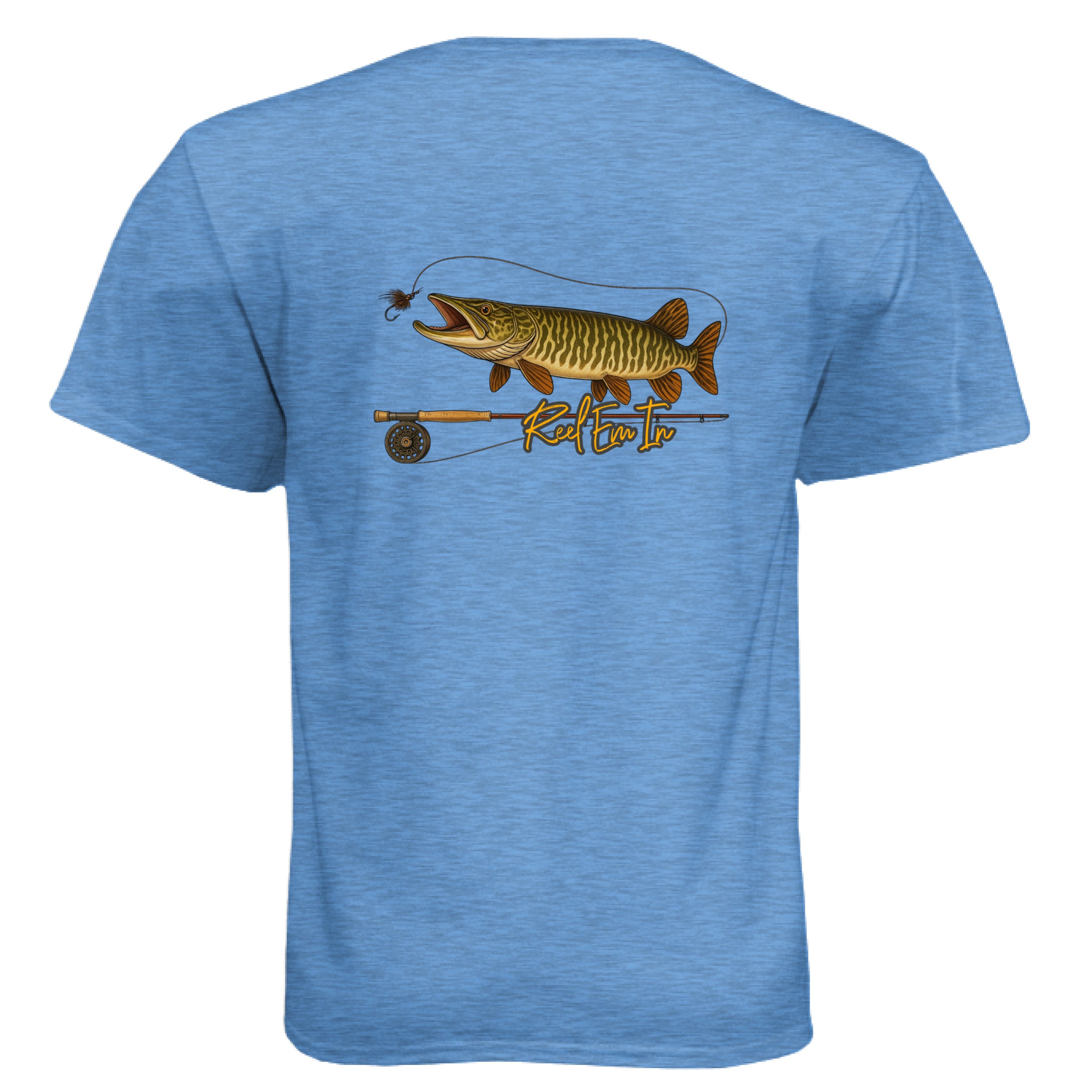 Heather Columbia Blue - BACK